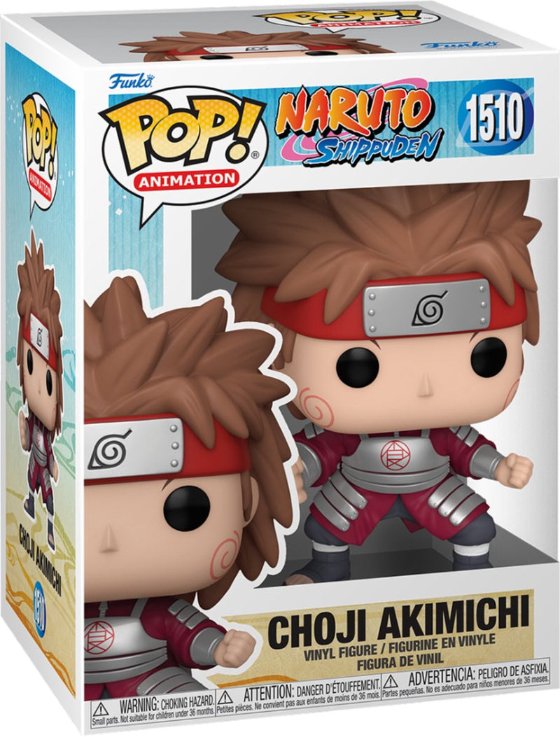 Animación funko pop: naruto-choji akimichi - pop #1510