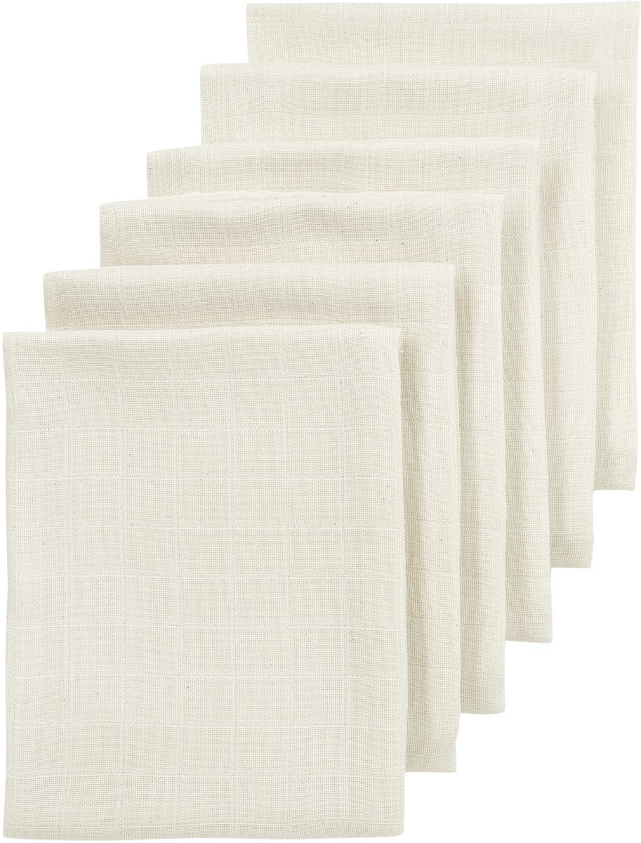 Panni idrofili Meyco Baby Nature - Confezione da 6 - 70x70 cm