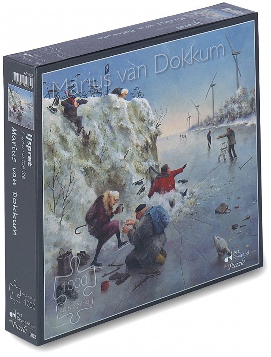Marius van dokkum puzzle - diversión con helado - 1000 piezas