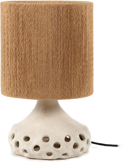 Serax - sophie casier oya - lampada da tavolo - beige marrone - 25 ø - h 42.00cm - 3.28kg