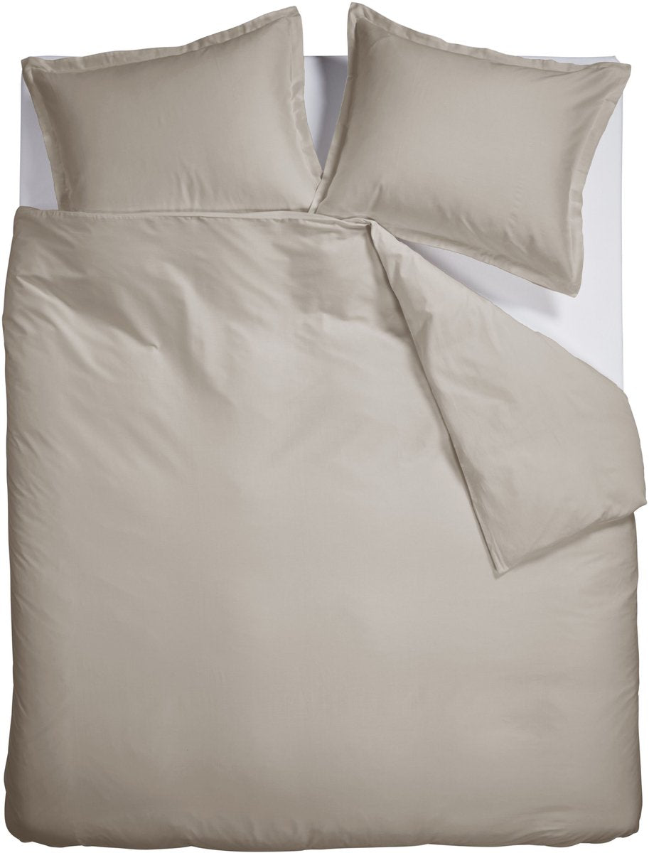 Copripiumino Ambiante satin uni - matrimoniale - 200 x 200 220 cm - sabbia