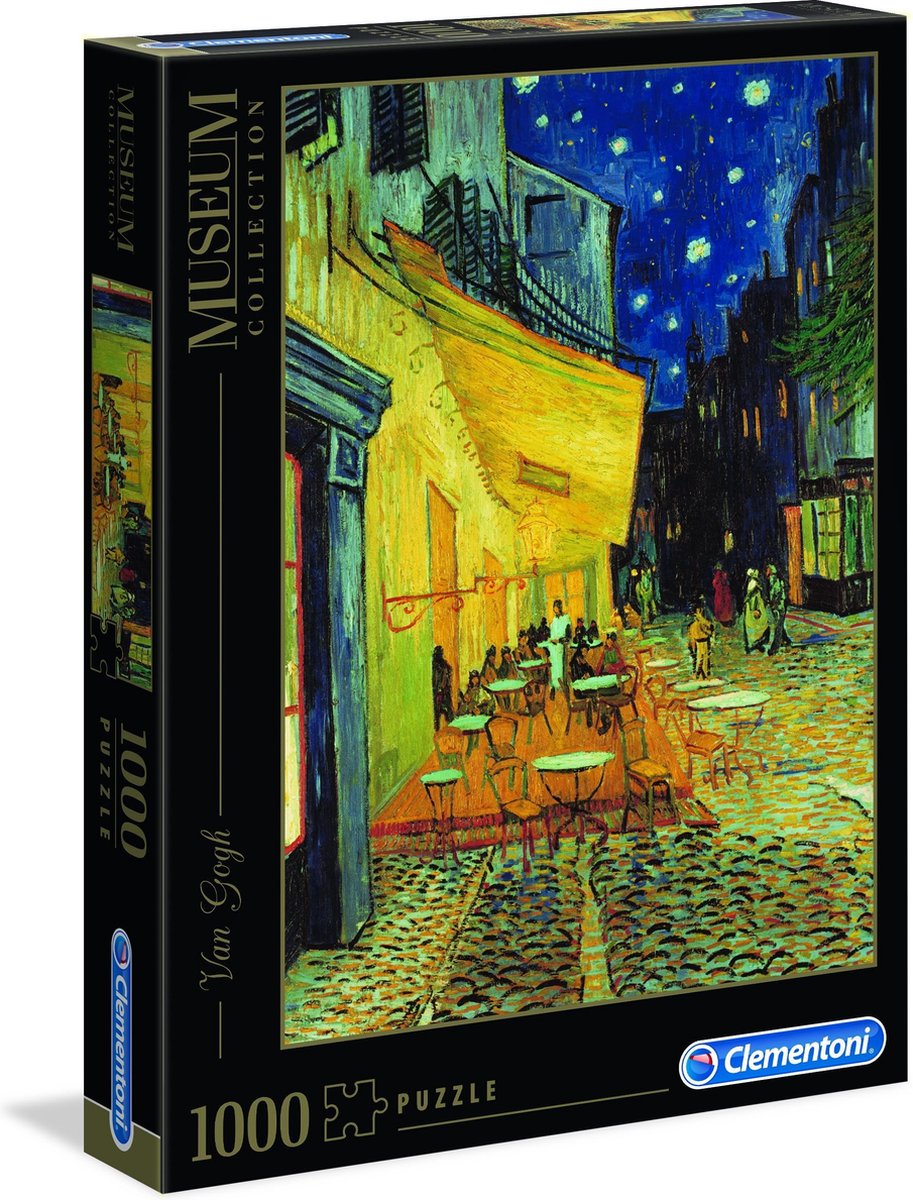 Rompecabezas Clementoni de Gogh Cafe Terrace por la noche, 1000.