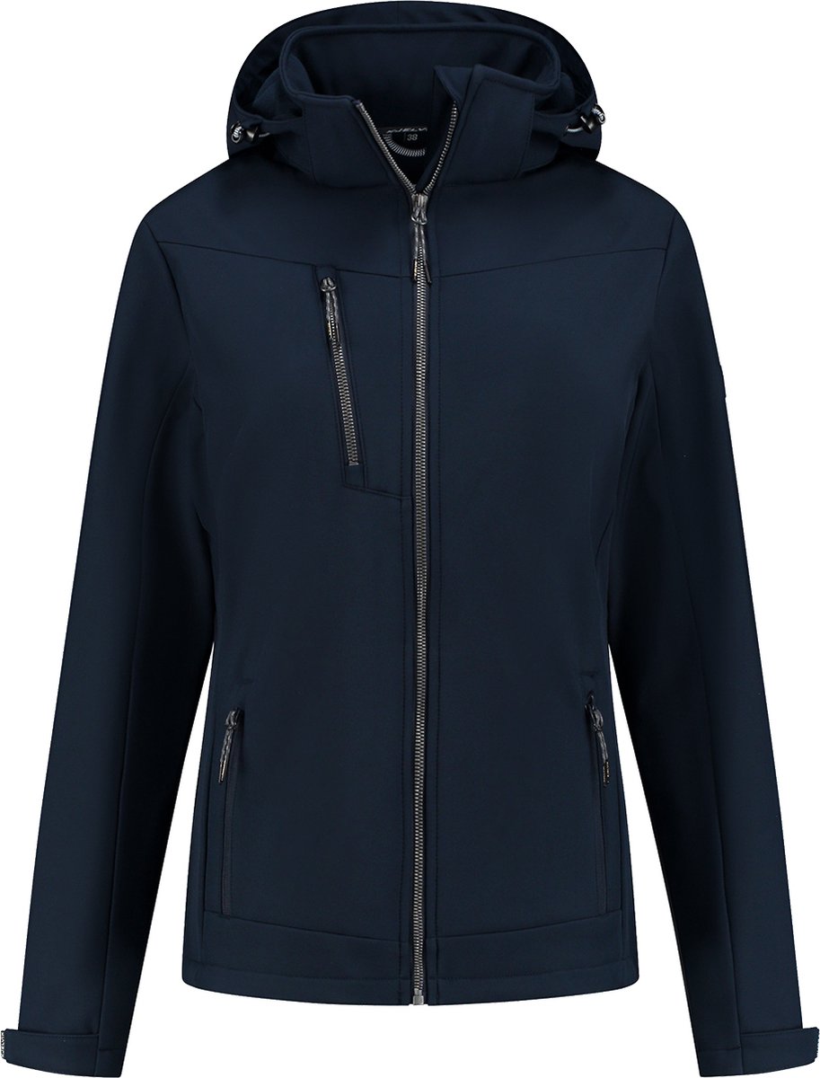 Kjelvik softshell jas roxi blauw