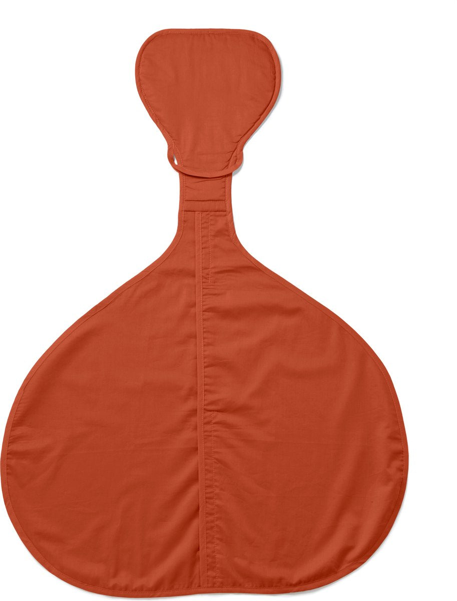 Kipkep feedi paño de lactancia - especia oxidada - naranja óxido - paño de lactancia para una lactancia tranquila - algodón