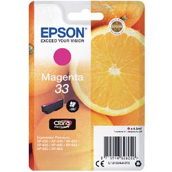 Cartucho de tinta epson c13t33434012 magenta