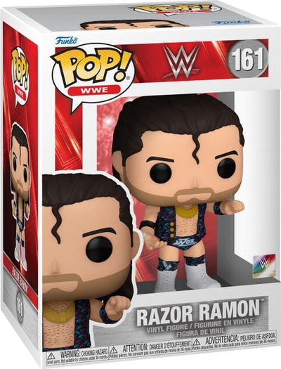 Funko WWE Rasoio Ramon figura in vinile 161 pop! PVC all-over: merchandising dei fan, sport, wrestling della WWE