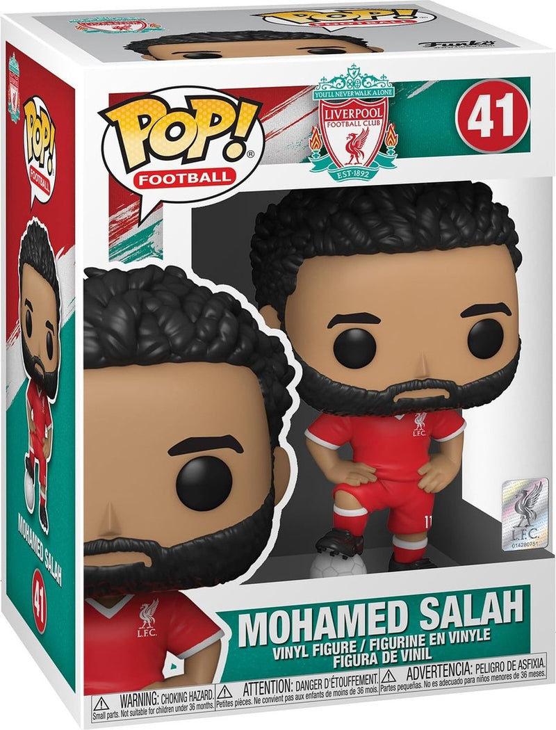 Funko pop fútbol: Liverpool - mohamed salah pop #41