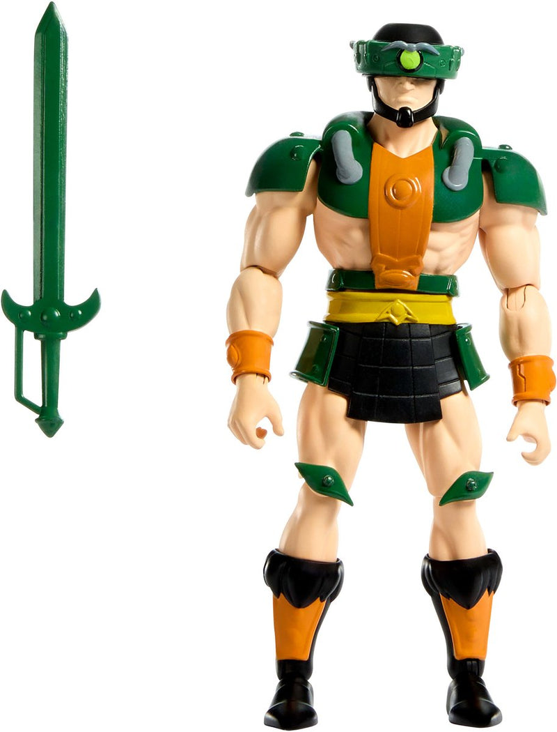 Mattel masters of the universe origins colección de dibujos animados de figuras de acción: figura de acción tri-klops de 14 cm