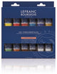 Lefranc borghese 300341 set acrilico pregiato – i fondamenti | Vernice acrilica 12x20 ml per studenti e artisti