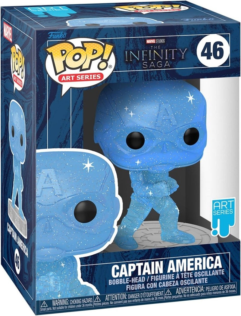 ¡Funko pop! serie de artistas: marvel infinity saga - capitan america
