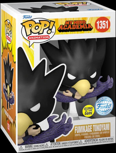 Funkopop! My Hero Academia: Season 5 - Fumikage Tokoyami #1351 Glow in the Dark Exclusive