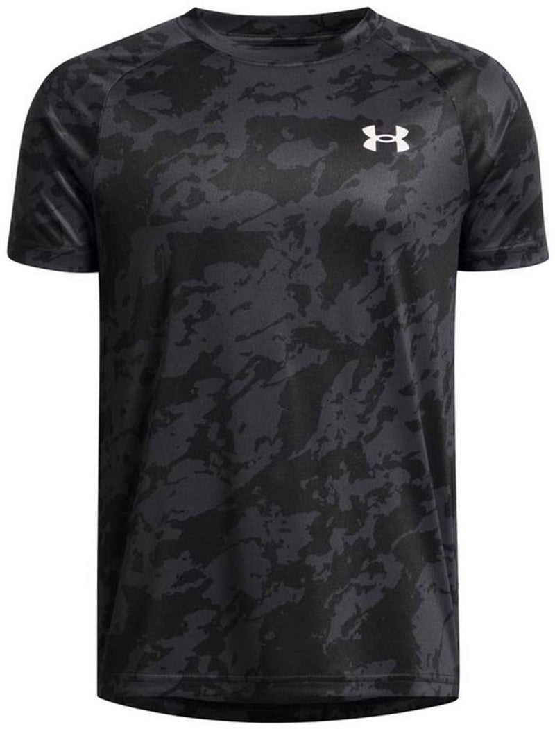 Maglia sportiva da ragazzo Under Armour ua tech 2.0 ss-blk - nera - antracite - bianca