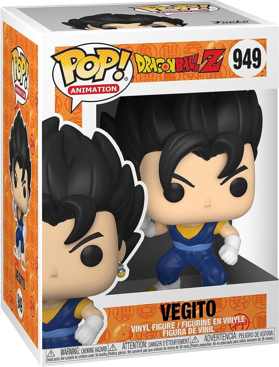 Funko pop animation: dragon ball z - vegito - pop #949
