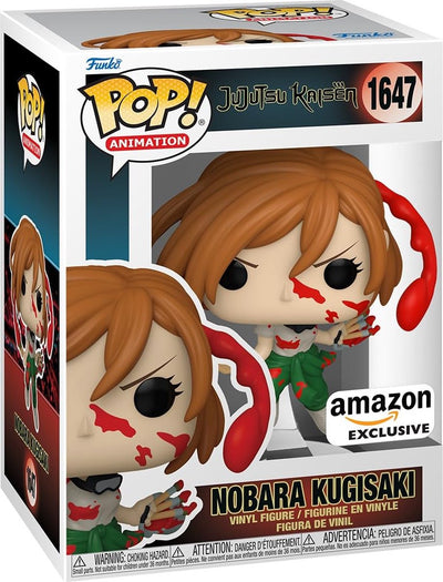 ¡Funko pop! animación: jujutsu kaisen - nobara kugisaki #1647 exclusivo de amazon