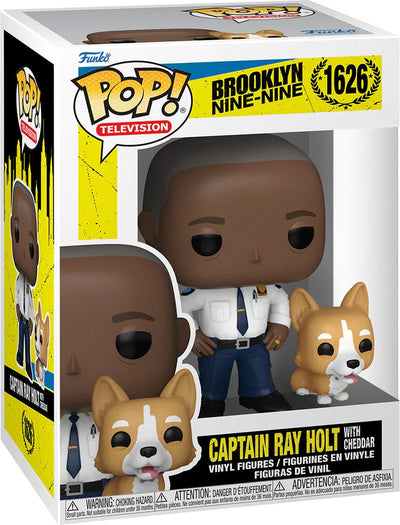 Funko pop television: brooklyn nine-nine - capitan holt (con cheddar) pop #1626