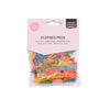 Vaessen creative • wasknijpers 2,5cm colors 50pcs