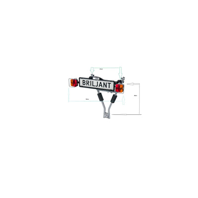 Pro-User Briljant Towbar Bicycle Carrier 7 13 pines Max.