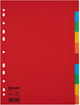 Esselte tabbladen economy a4 10-delig karton 11-rings assorti | 10 stuks