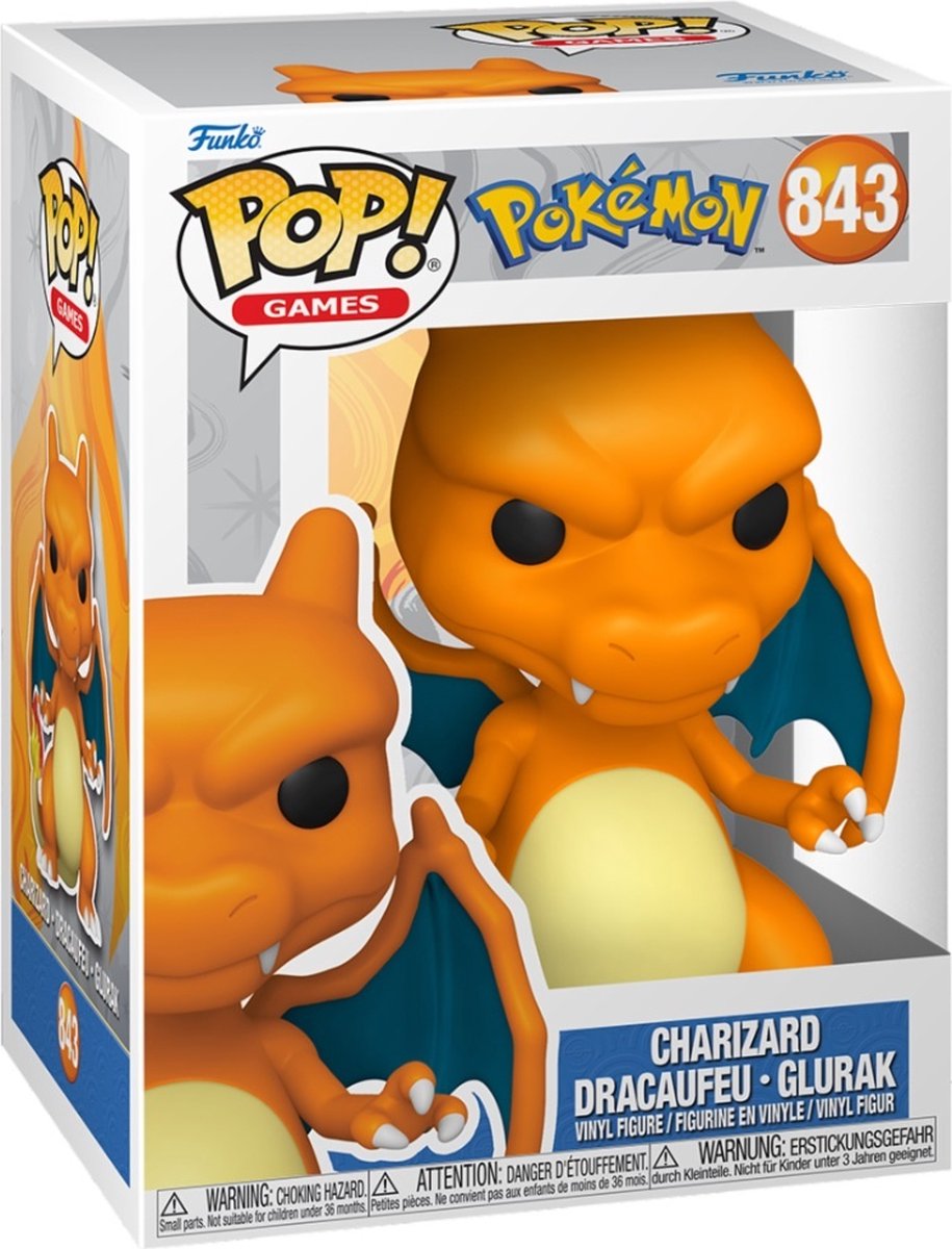 Funko pop games: pokémon charizard - pop #843