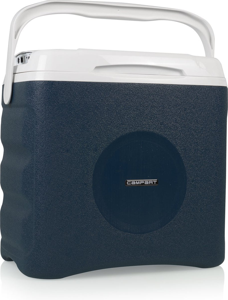 Campart CB-8630 - frigo portatile 30 litri - termoelettrico - caricatore per auto 12v presa 230v - raffredda e riscalda
