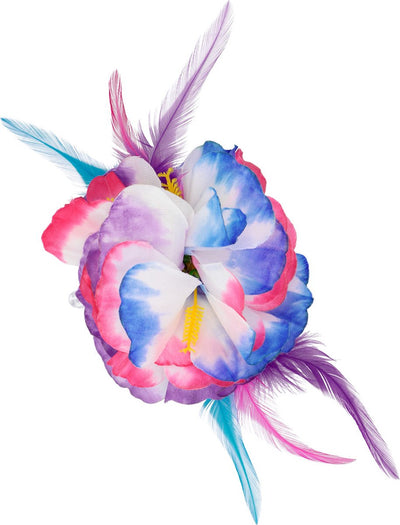 Boland - accesorio para el cabello hibiscus deluxe multi - pinza para el cabello - adultos - hawaii - hula - fiesta temática - carnaval