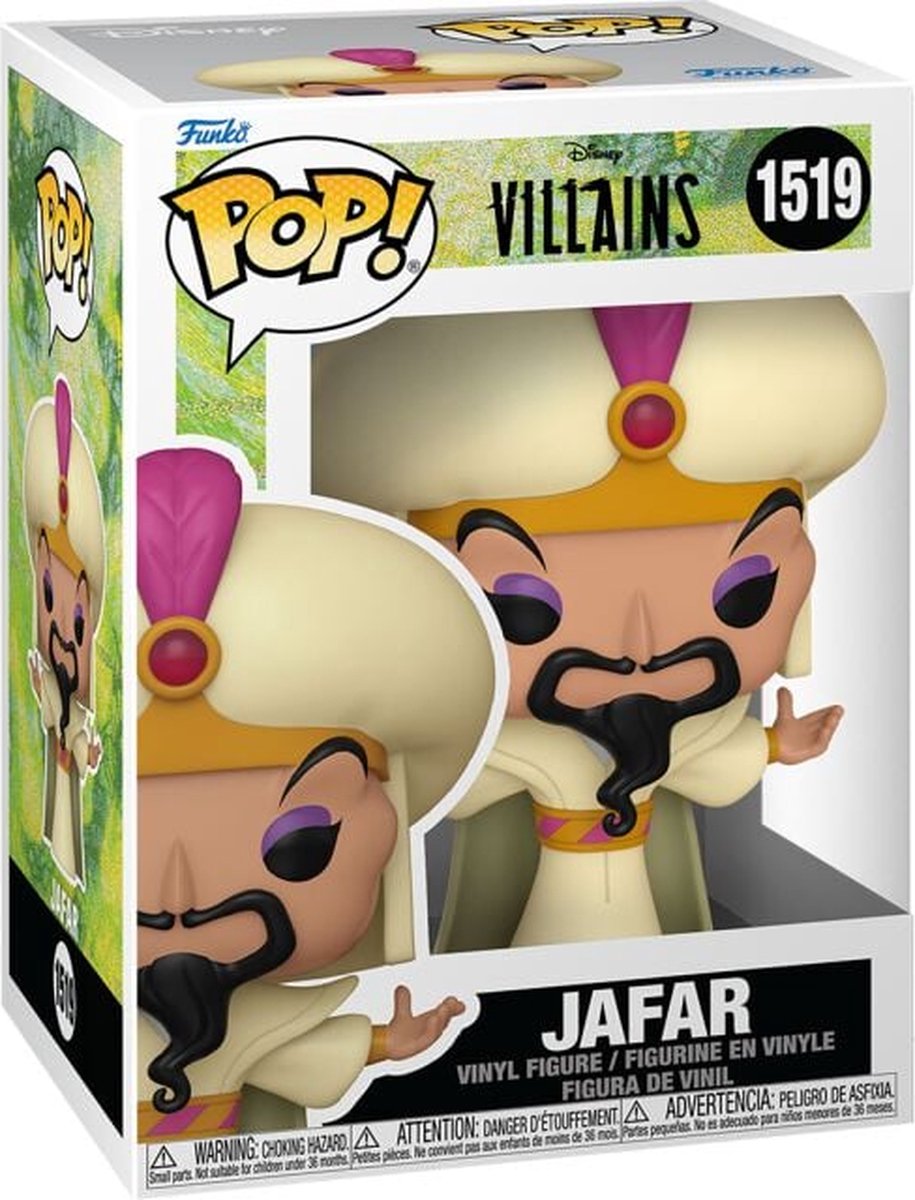 Funko Aladdin Villains - Figura in vinile Jafar 1519 pop! multicolore