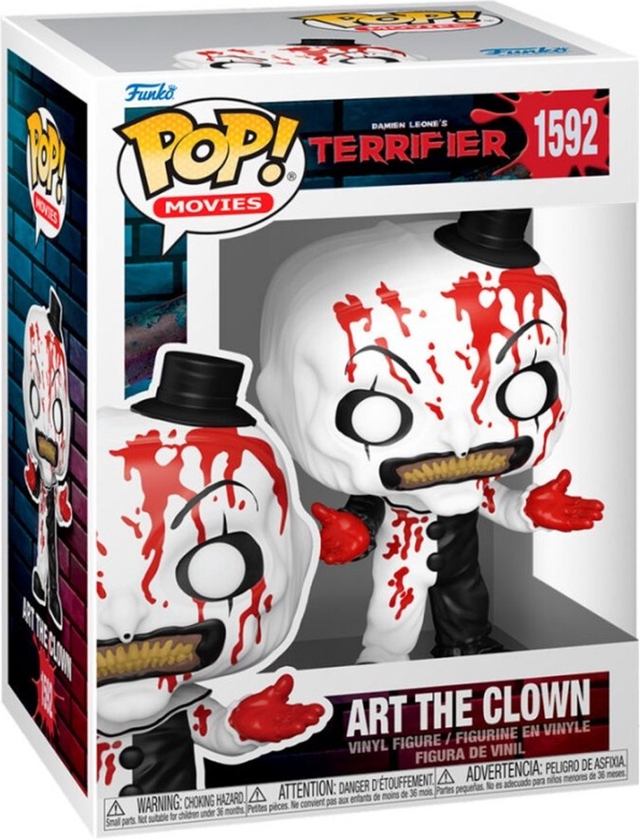 Películas funko pop: terrorificador 2 - arte el payaso (sangriento) pop #1592