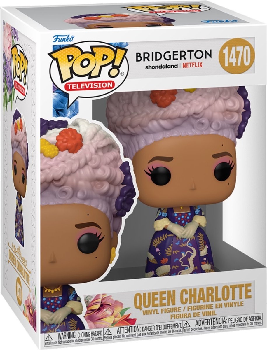 Funko pop television: bridgerton - queen charlotte - pop #1470