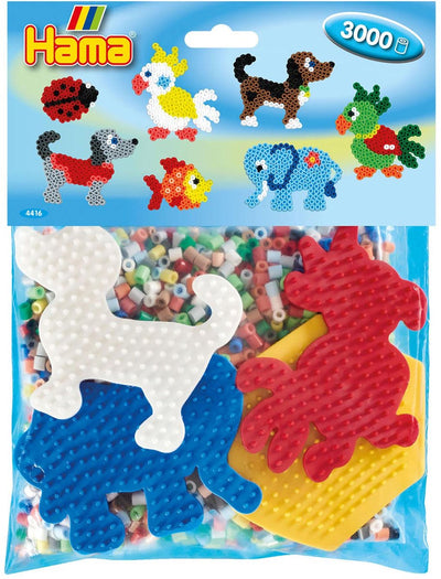 Hama Irrating Bead Set Group Pack Blue, 3000st.