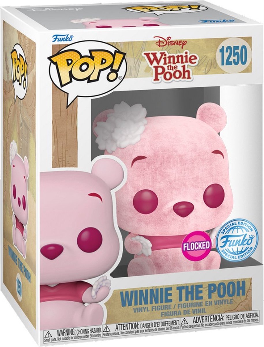 Funko Winnie the Pooh Winnie the Pooh (Flocked) Figura de vinilo No. 1250 Pop! multicolor