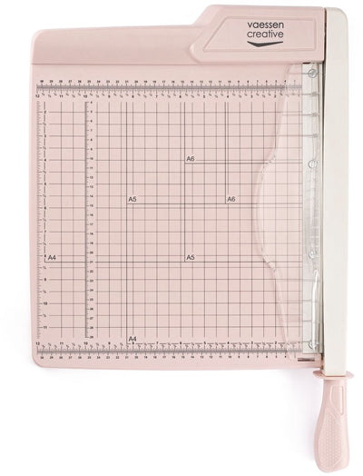 Vaessen creative • tagliacarte a ghigliottina 30,5x30,5 cm rosa