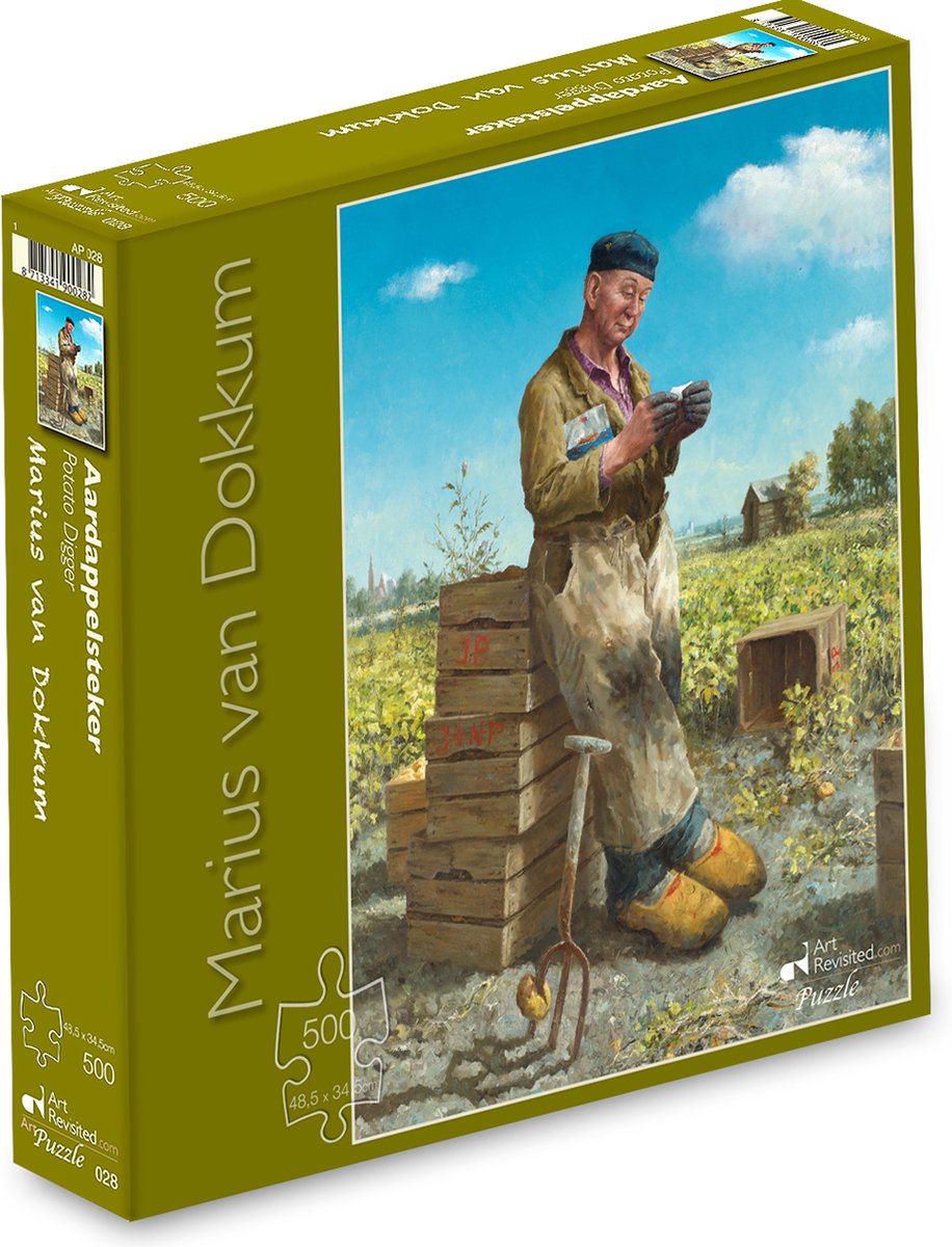 Puzzle Marius van dokkum - cortador de patatas - 500 piezas