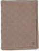 Coperta per culla Jollein - 100x150 cm - maglia a maglia - velluto caffè latte
