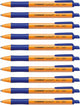 Stabilo pointball - penna a sfera - ricaricabile - blu - scatola da 10 pezzi