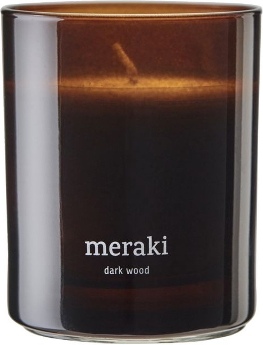 Meraki geurkaars dark wood