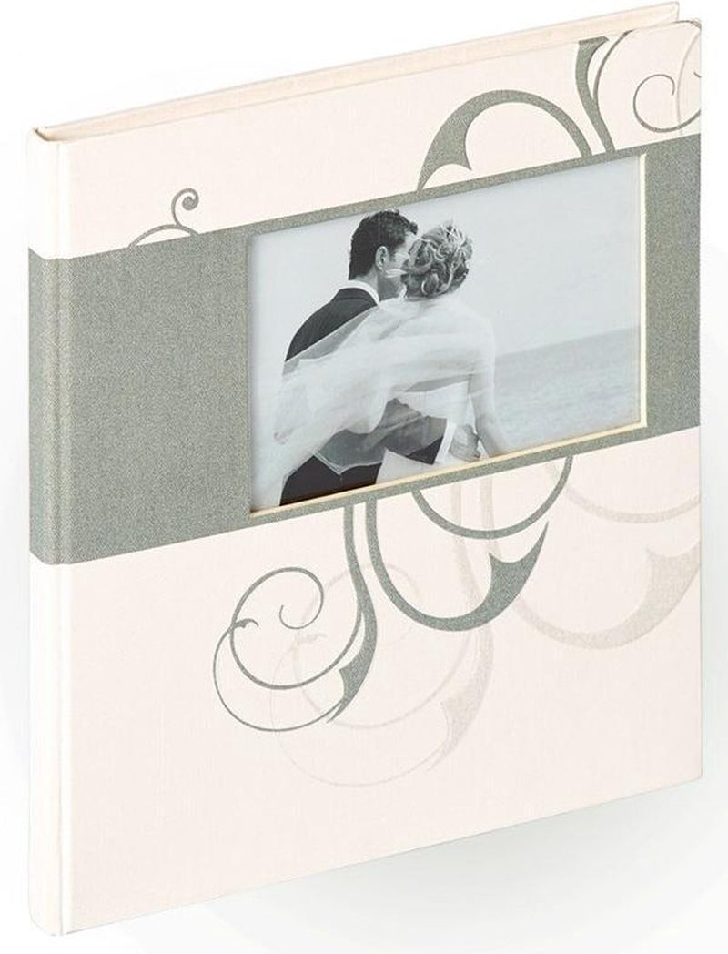 Walther gb-134 romance - libro de visitas - tamaño 23x25 cm - blanco