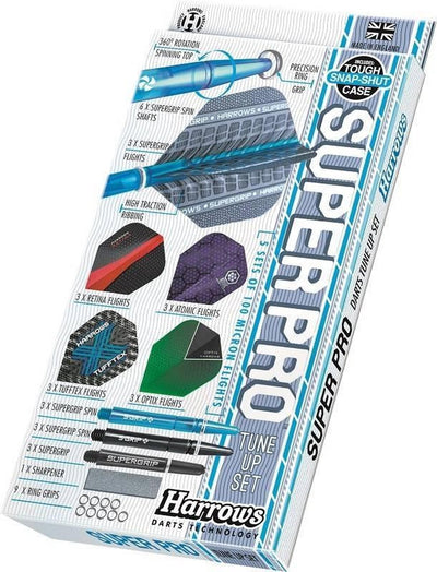 Harrows -super pro tune up set - 5 sets of flights - 3 sets of shafts - spare rings