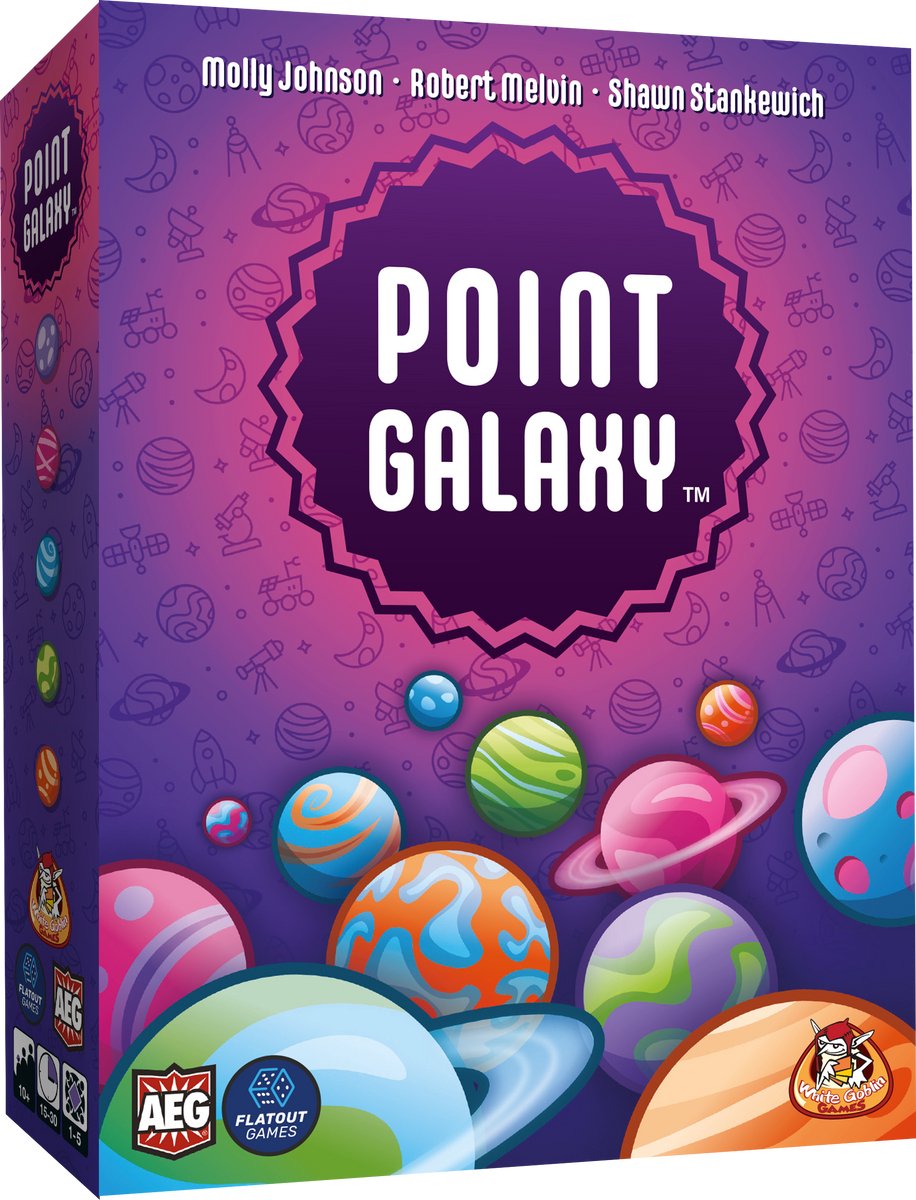 Juegos de duendes blancos apuntan galaxia - juego de cartas