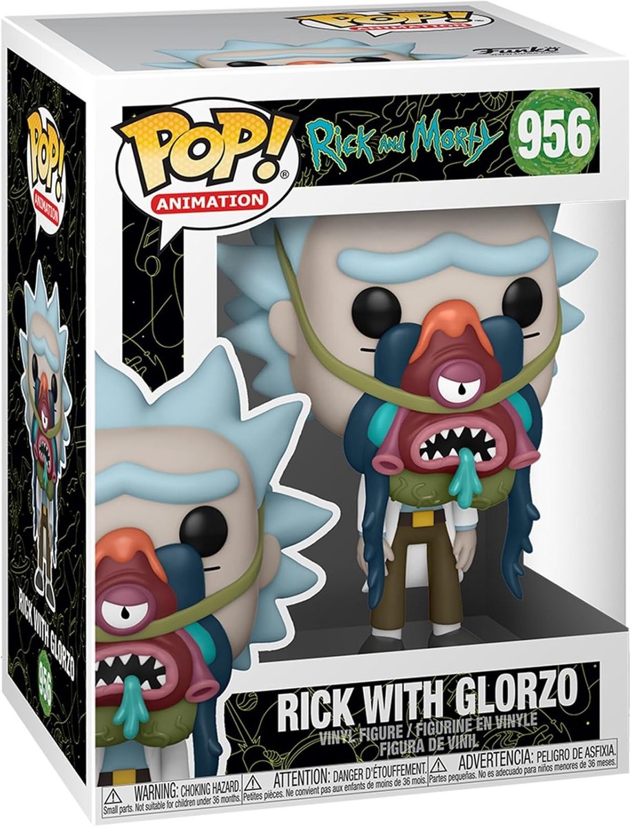 Animazione pop Funko: Rick and Morty - Rick con Glorzo - pop #956