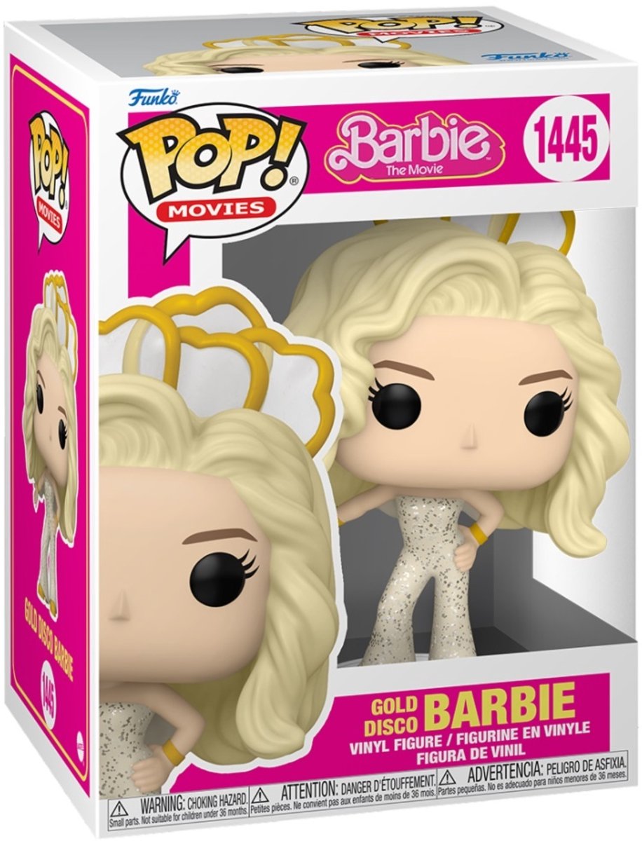 Funko pop movies: gold disco barbie - pop #1445