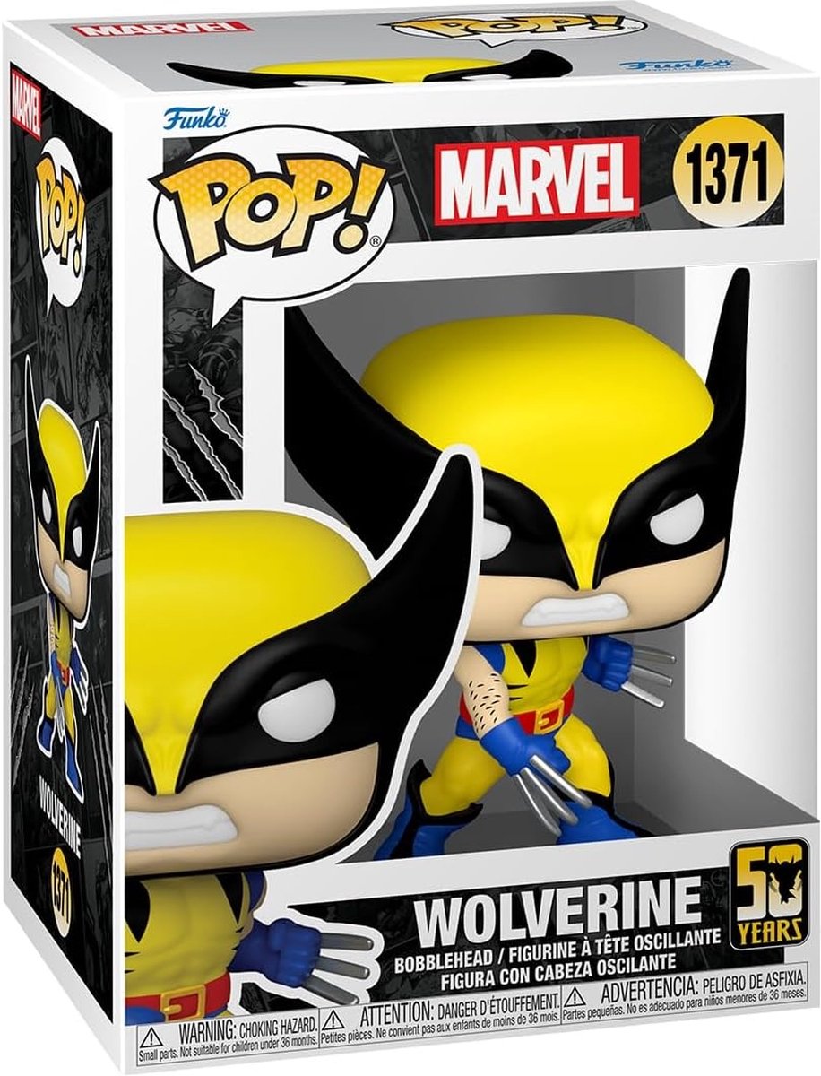 Funko pop marvel: wolverine 50th – wolverine (classic) - pop #1371