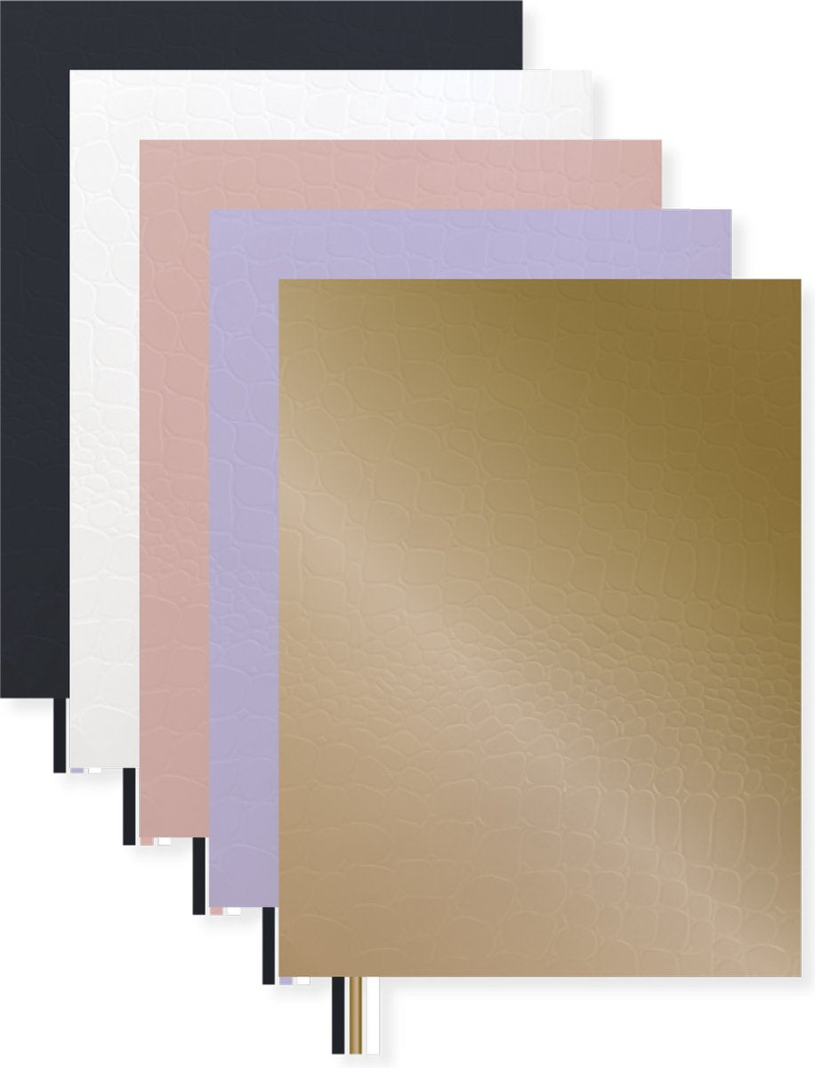 Kangaro dummy book - pure crocodile - a5 - blank - 3 colors - k-pm610019skz