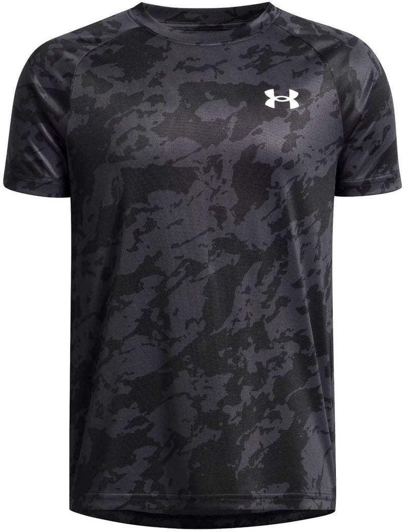 Maglia sportiva da ragazzo Under Armour ua tech 2.0 ss-blk - nera - antracite - bianca