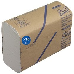 toallas scott multifold paper1 capa blanco paquete 16 piezas 250 hojas