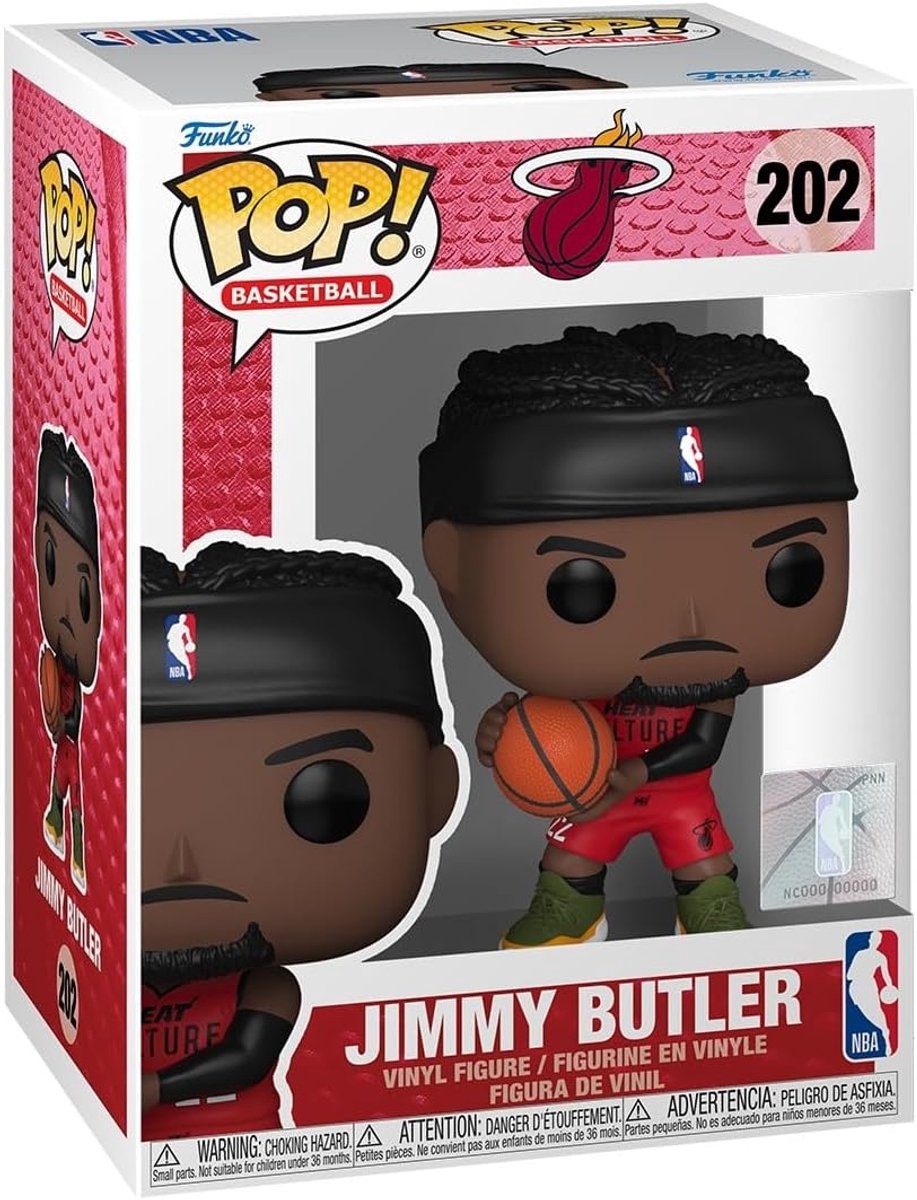 Funko pop basketball: jimmy butler - pop #202