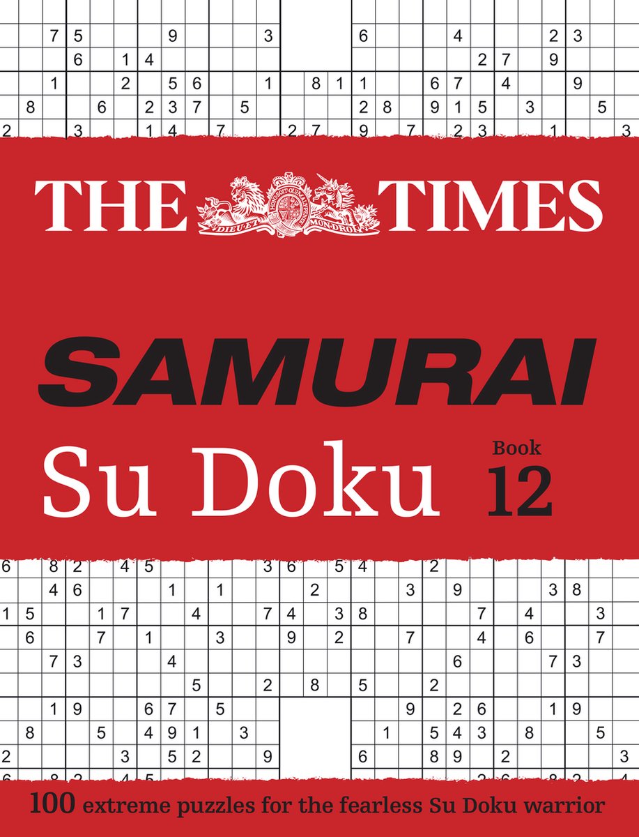 The times samurai su doku 12: 100 extreme puzzles for the fearless su doku warrior ( su doku
