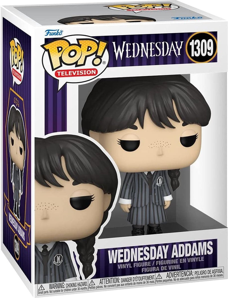 Funko pop miércoles addams - televisión coleccionable - 9,5 cm - #1309