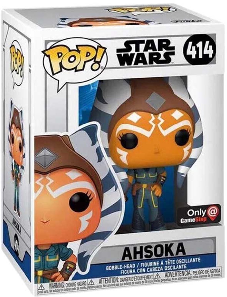Funkopop! Star Wars: Ahsoka (meccanico) (esclusiva Gamestop) #414 protettore esclusivo Gamestop