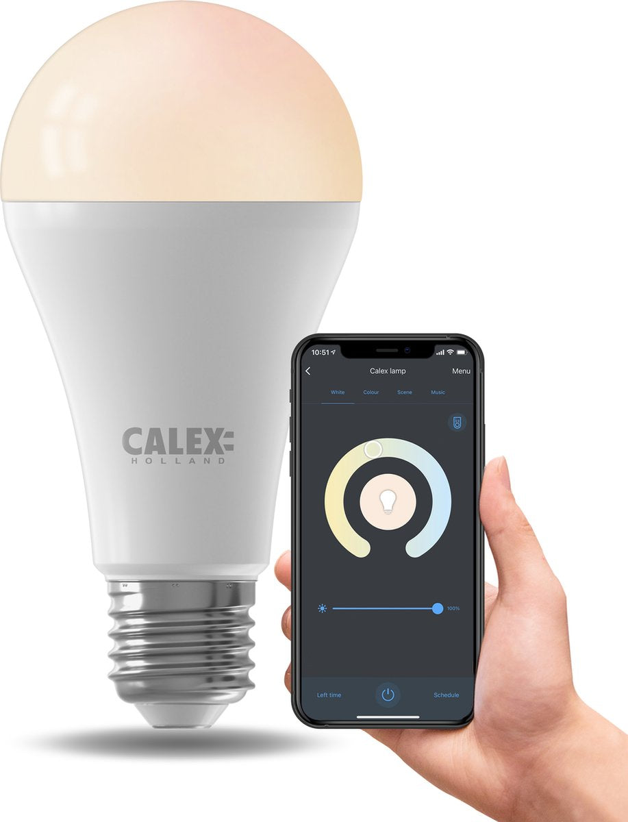 Calex smart - wifi led lamp - e27 smart light source - dimmable - white light warm white light - 14w