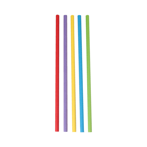 Depa cannuccia carta assortita 200x6 mm fsc (250 pezzi)